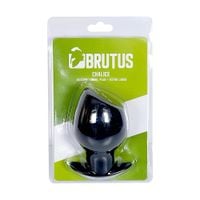 tunel analny chalice silicone tunnel plug black xl brutus
