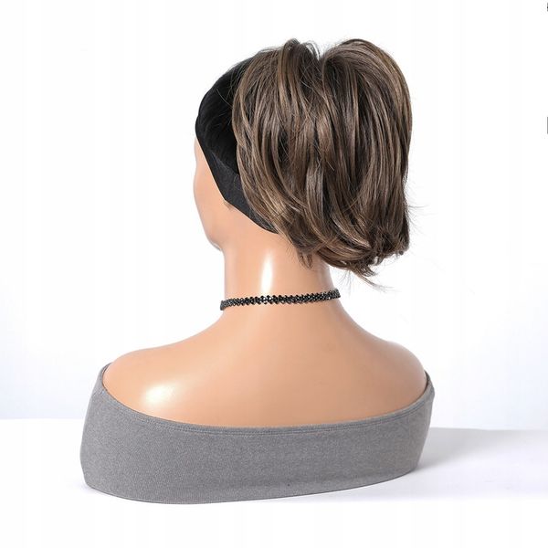 Doczepiany kok na klipsie treska na klamrze Dopinany kucyk w 5 sekund zdjęcie 3