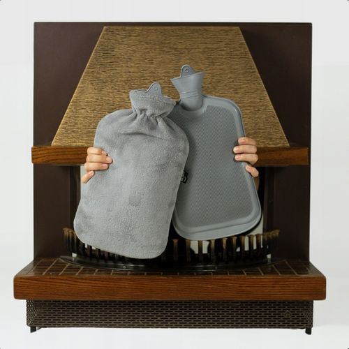 Duży termofor gumowy w pokrowcu Pasper XXL - 3500 ml - 8 godzin cieplnych na Arena.pl