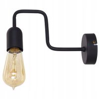 LAMPA ŚCIENNA EKO KINKIET ALDEX CZARNY 857C 24h