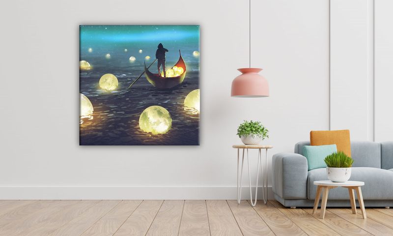 OBRAZ NA PŁÓTNIE 091 Sen 50x50cm zdjęcie 5