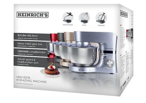 ROBOT PLANETARNY KUCHENNY MIKSER BLENDER UGNIATARKA DO CIASTA 1300W 6,2L na Arena.pl