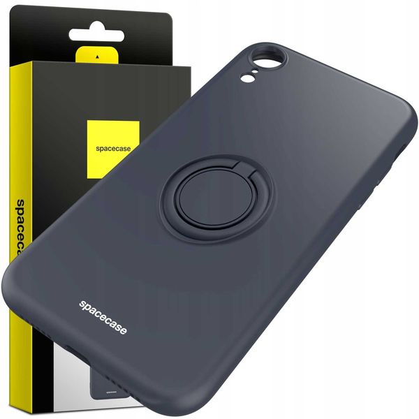 Spacecase Silicone Ring Iphone Xr Black zdjęcie 8