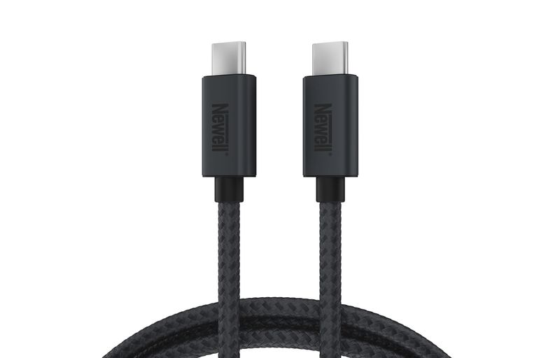 Kabel Newell USB C - USB-C 3.2 Gen 2 - 2 m, grafitowy zdjęcie 1