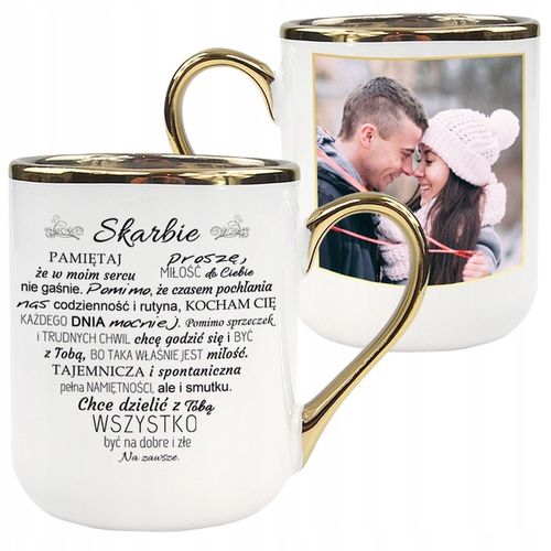 KUBEK Z TWOIM WŁASNYM NADRUKIEM FOTO ZDJĘCIEM NAPISEM LOGO NA PREZENT na Arena.pl