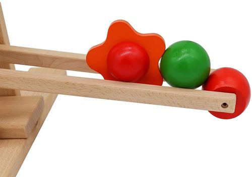 Tor z drewna bukowego dla kulek na Arena.pl