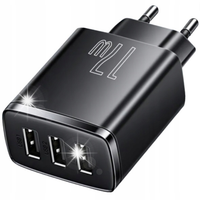 BASEUS ŁADOWARKA SIECIOWA ZASILACZ 3x USB 17W