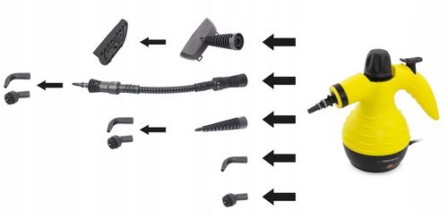 PAROWNICA na PLUSKWY Myjka Parowa Czyścik Ciśnieniowy 1050W 115 stopni na Arena.pl