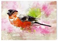 Plakat cyfrowy do wydruku ptak gil