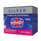 RONNEY Silver Argan Profesjonalny bezpyłowy rozjaśniacz Arganem, 500g