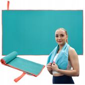 METEOR Ręcznik Szybkoschnący Sportowy Na Siłownię 175x110 cm + Zawieszka