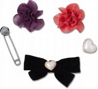 Przypinki Crocs Jibbitz Piny Do Butów Floral and Pearl 5 Pack