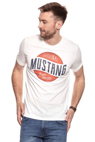MUSTANG Crack Print Tee CLOUD DANCER 1007536 2020 M na Arena.pl