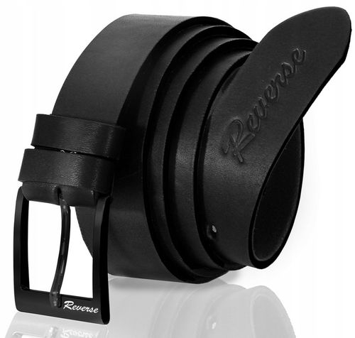 REVERSE Pasek męski SKÓRZANY pas do spodni CZR 120 na Arena.pl