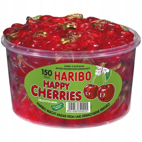 Żelki Haribo Happy Cherries 1,2 kg na Arena.pl