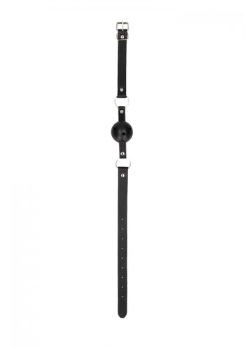 breathable ball gag   with bonded leather straps na Arena.pl