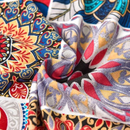 POKROWIEC NA PODNÓŻEK PUF ELASTYCZNY WZÓR RETRO na Arena.pl