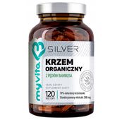 Krzem organiczny 120 kaps Silver MyVita z pedow bambusa