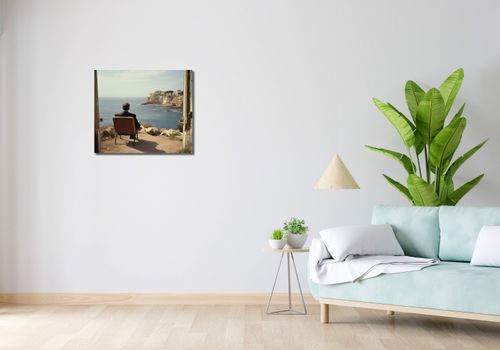 Obraz 60x50cm Samotna Nadmorska Konfrontacja na Arena.pl