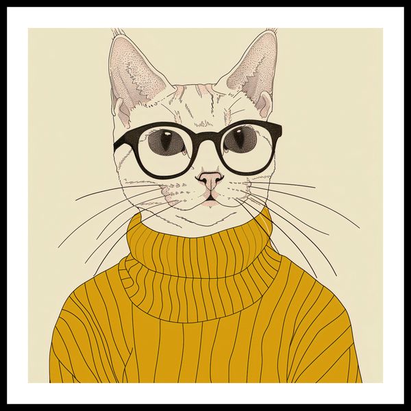 Plakat 50x50cm Intelektualista zdjęcie 3