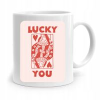 Kubek Prezent Dla Dziewczyny Żony Lucky You Z Nadrukiem Ze Zdjęciem