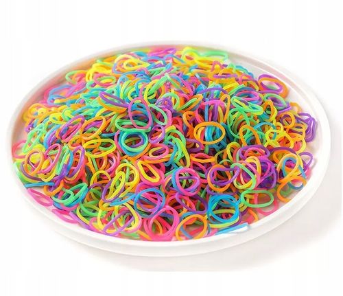 GUMKI DO ROBIENIA BRANSOLETEK DUŻY ZESTAW 6800 ELEMENTÓW XXL DLA DZIECKA na Arena.pl