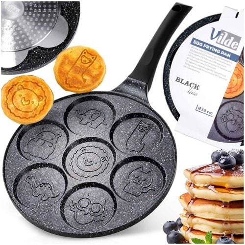 patelnia granitowa do jajek i placków ze zwierzątkami 199083 na Arena.pl