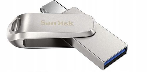 Pendrive SanDisk Ultra Dual Drive Luxe 256 GB 150MB/s USB 3.0 USB-C na Arena.pl