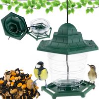 KARMNIK DLA PTAKÓW NA KARMĘ ZIARNA POIDEŁKO NA OKNO Z DASZKIEM