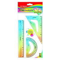 zestaw geometryczny keyroad pastel deco 20cm 9432