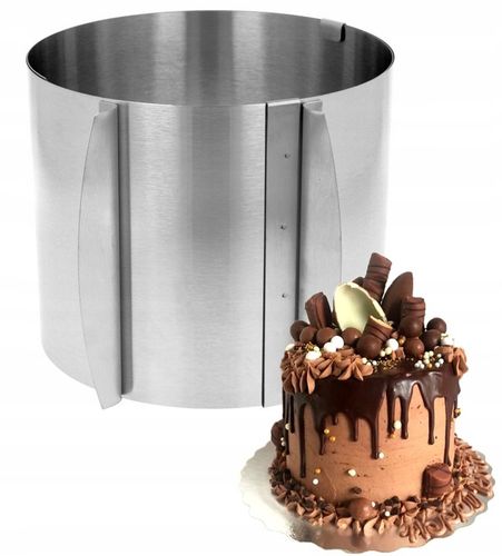 RANT DO TORTU 15cm REGULOWANY 16-30cm TORTOWNICA OBRĘCZ DO CIASTA na Arena.pl