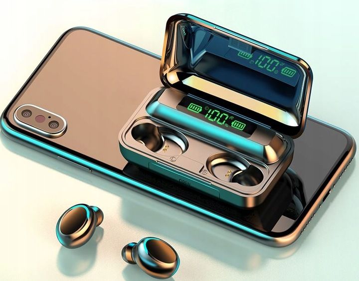 SŁUCHAWKI BEZPRZEWODOWE Z BLUETOOTH POWERBANK zdjęcie 6