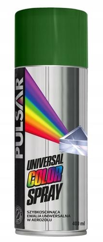 LAKIER ZIELONY POŁYSK PULSAR SPRAY RAL 6002 400 ml na Arena.pl