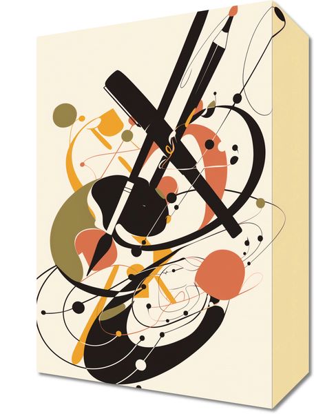 Obraz 20x30cm Abstrakcyjny Rapsod zdjęcie 1