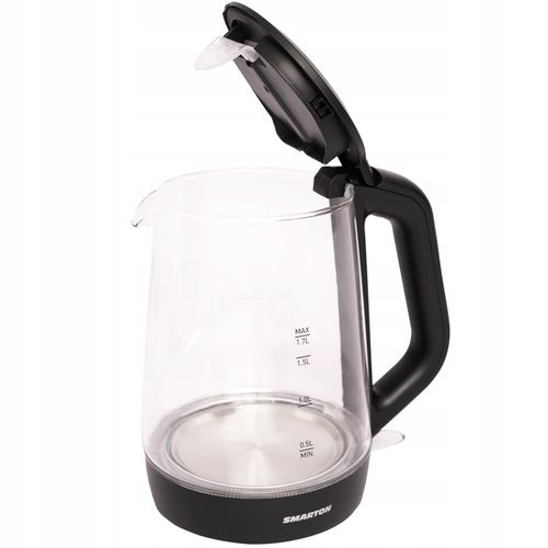 Czajnik Elektryczny 1,7L Szklany Podświetlany SMARTON WK 400 2200W na Arena.pl