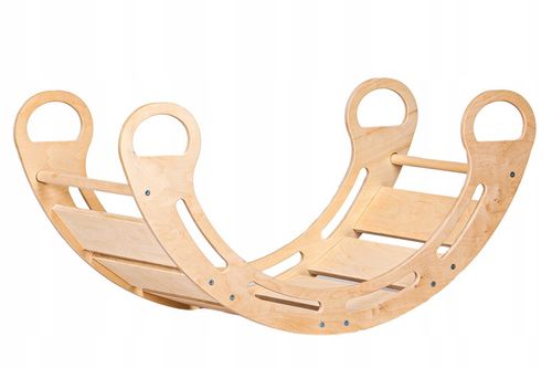 Bujak drewniany z poduszką , bujaczek i poduszka 8 na Arena.pl