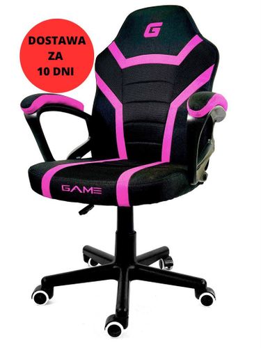 Fotel obrotowy do biurka MARIO PINK na Arena.pl