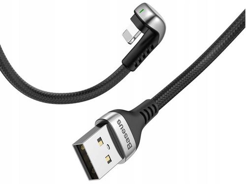 Kabel Baseus U-Shaped Game Cable USB - Lightning 1m 2.4A black na Arena.pl