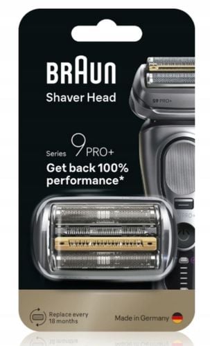 Oryginalna głowica do golarki Braun Series 9 Pro+ srebrna 96M na Arena.pl