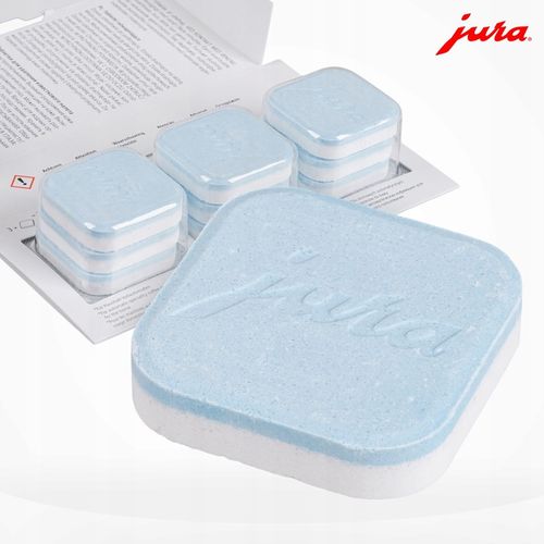 TABLETKI ODKAMIENIAJĄCE DO EKSPRESU 3X3 DO ODKAMIENIANIA JURA 9 SZT na Arena.pl