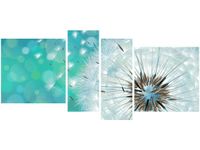 120CM 55 OBRAZ 4 ELEM PUSZYSTY DMUCHAWIEC ŚCIENNY