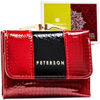 portfel damski skórzany ptn ph32-3-rs-1573 red