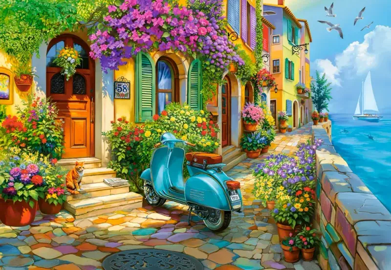 Puzzle 1000 elementów. Życie nadbrzeżne zdjęcie 2