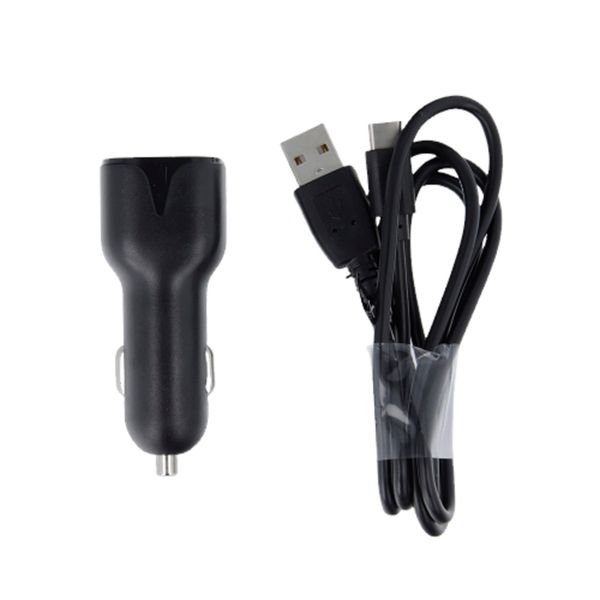 Ładowarka 2xUSB 2,4A czarna + kabel USB-C Maxlife MXCC-01 zdjęcie 2