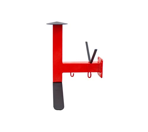 19469 Wieszak ścienny na kask organizer motocyklowy na kurtkę czerwony na Arena.pl