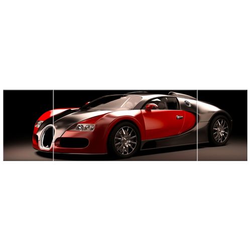 Obraz Drukowany 170X50 Czerwone Bugatti Veyron na Arena.pl