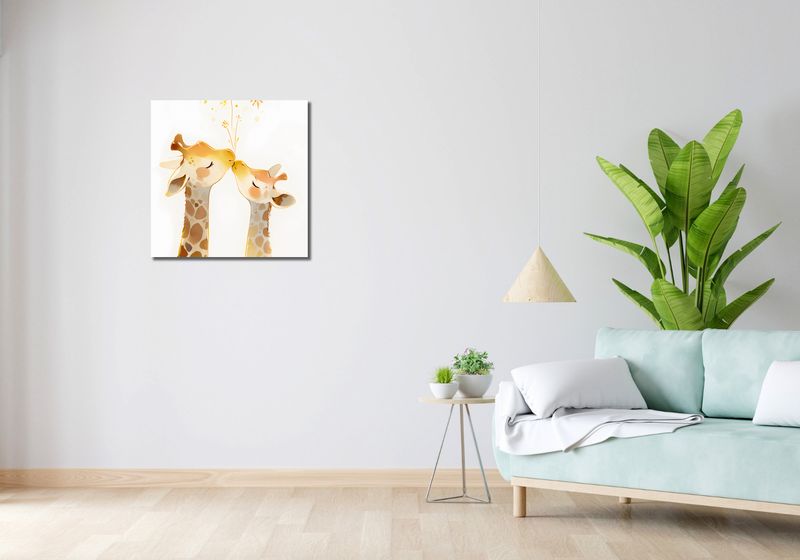 Obraz 60x60cm Czułość w Miłości zdjęcie 2