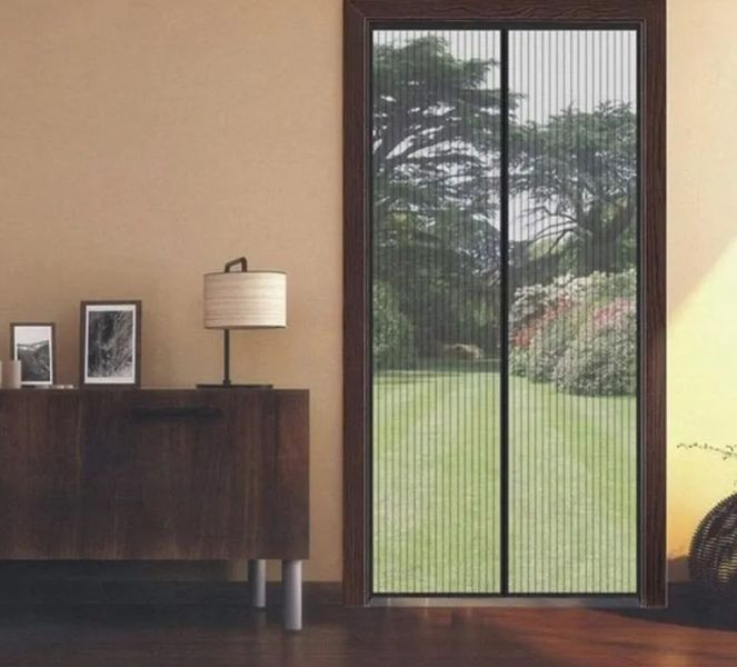 MOSKITIERA SIATKA MAGNETYCZNA NA DRZWI OKNO 210x100 zdjęcie 9