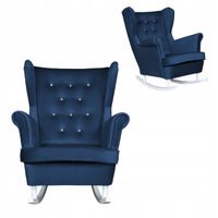 Fotel uszak Diana bujany skandynawski Family Meble jak KRONOS welur