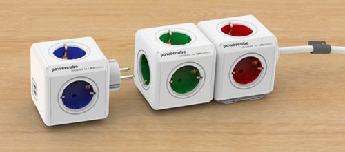 Listwa kostka allocacoc PowerCube 4 gniazda 2xUSB na Arena.pl